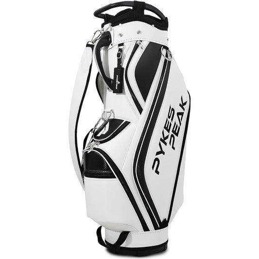 PYKES PEAK Golf Caddy Bag [Lightweight 2.8kg] Caddy Bag Golf Bag Cart Type Cart Bag 9 Type 47 Inch GBG-101