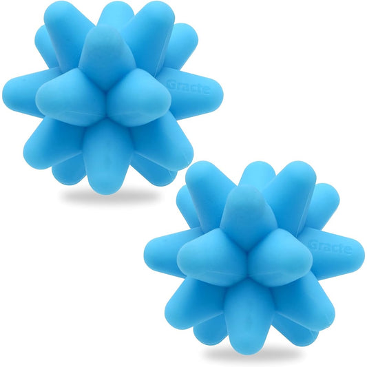 OMO Gracte Fascia Trigger Ball Hogupira Konpeito Ball Beastie Ball Myofascial Release Trigger Point Massage Ball Stretch Ball (Set of 2 Blue)