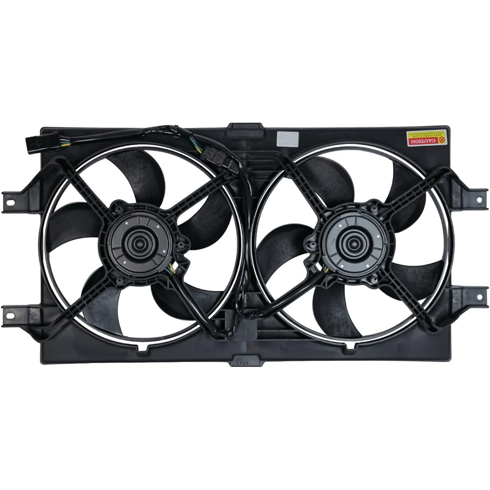 TYC 620190 Chrysler/Dodge replacement radiator/Condenser cooling fan alignment