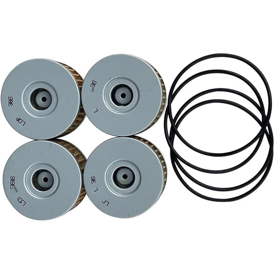 Motorcycle Fuel Filter Motorcycle Oil Filter For Suzuki VL125 00-06 DR250 82-99 DR-Z250 01-07 GN250 82-00 GZ250 99-10 SP250 82-85 TU250 98-19 VL250 (Color : 4pcs)