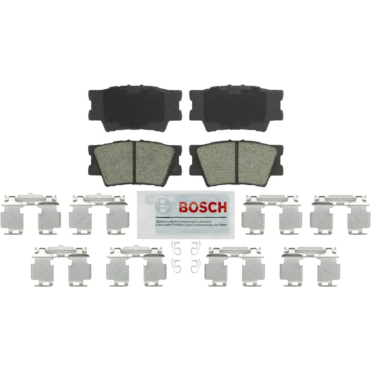 BOSCH (Bosch) BE1212H Blue Disc brake pad set with bracket 2006-15 -year Lexus, Pontiac, Toyota car some part -Rear