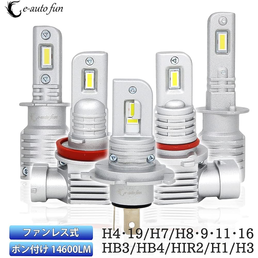 e-autofan LED headlight M4plus H3 with pop-up fanless 60W 14600LM white LM-M4P-H3