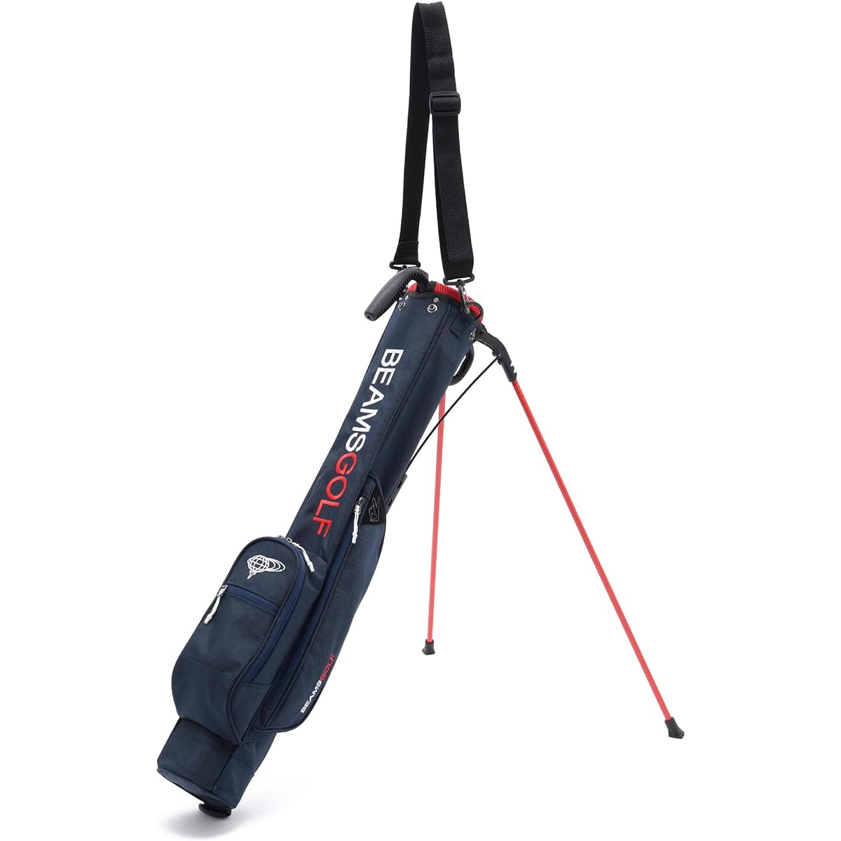 (BEAMS GOLF) BEAMS GOLF/Bag Caddy Bag Self Stand Golf Case 4 Men's