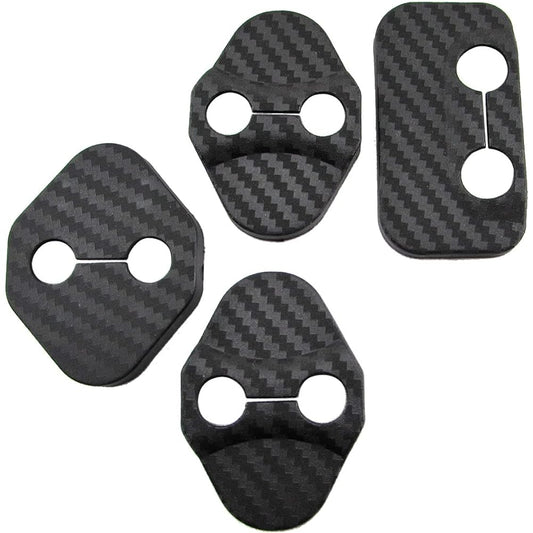 BRIGHTZ Tanto LA650S LA660S Carbon Style Door Striker Cover 4PC [STRIKER-011] LA650 LA660 A650 A660 650 660