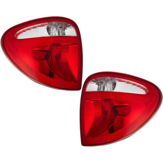 Tail Light 04-07 Dodge Caravan 04-07 Chrysler Town & Country Pair driver and passenger seat tail lamp set 68241335AA 68241334AA Replacement