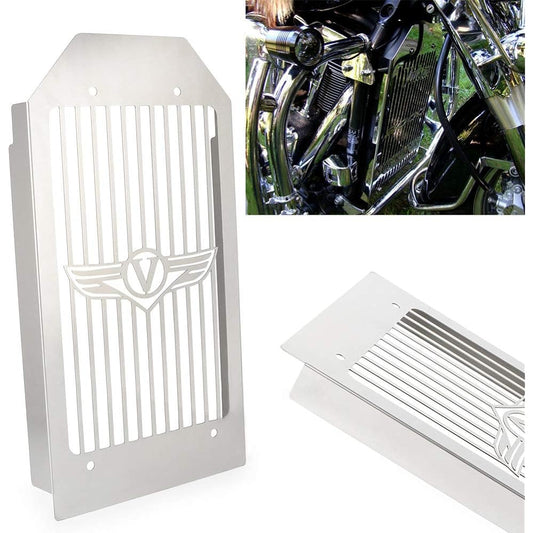 Motorcycle New Radiator Core Guard Grille Cover Water Tank Cover Heat Dissipation Dustproof Protector Dress Up Custom Kawasaki VN2000 Vulcan 2004-2010
