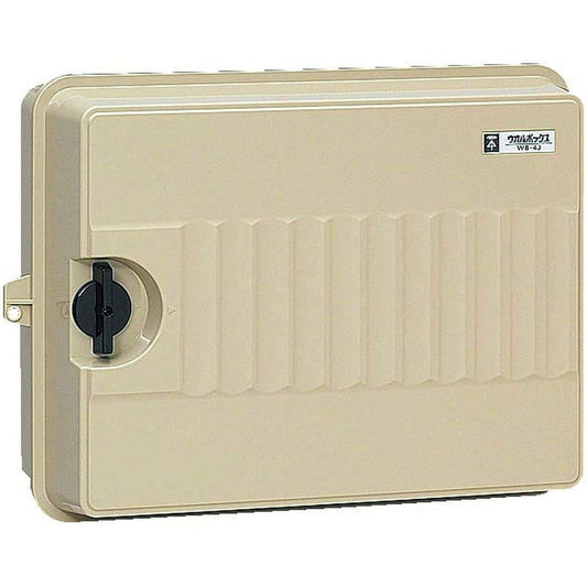 Mirai Kogyo Wall Box Horizontal Type Effective Fukasa 144 Milky White 1 Piece Price WB-4M