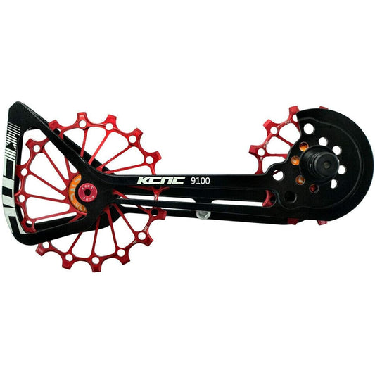 KCNC Road Oversized Pulley OSPW Cage For Shimano Dura-Ace/Ultegra R8000/R9100, Red, KOT39-001R, SK2262