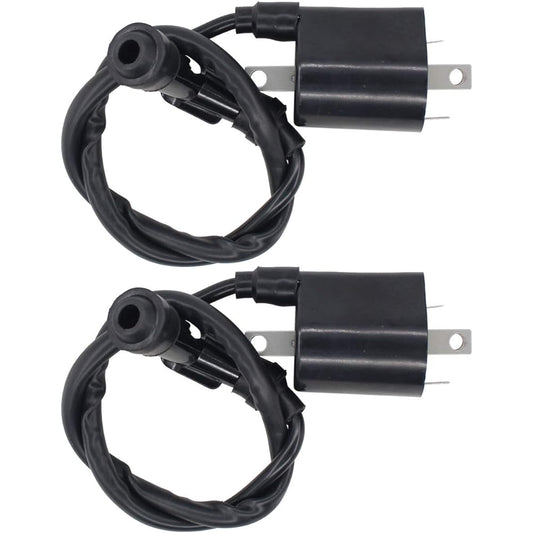 MOTOKU Front Rear Ignition Coil 2 Pack for Suzuki VL1500B Intruder Black VS1400GLP Intruder Boulevard S83