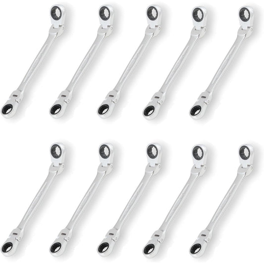 TONE Double Head Ratchet Box Wrench RMFW-1317-10S Width across flats 13 x 17mm 10 pieces