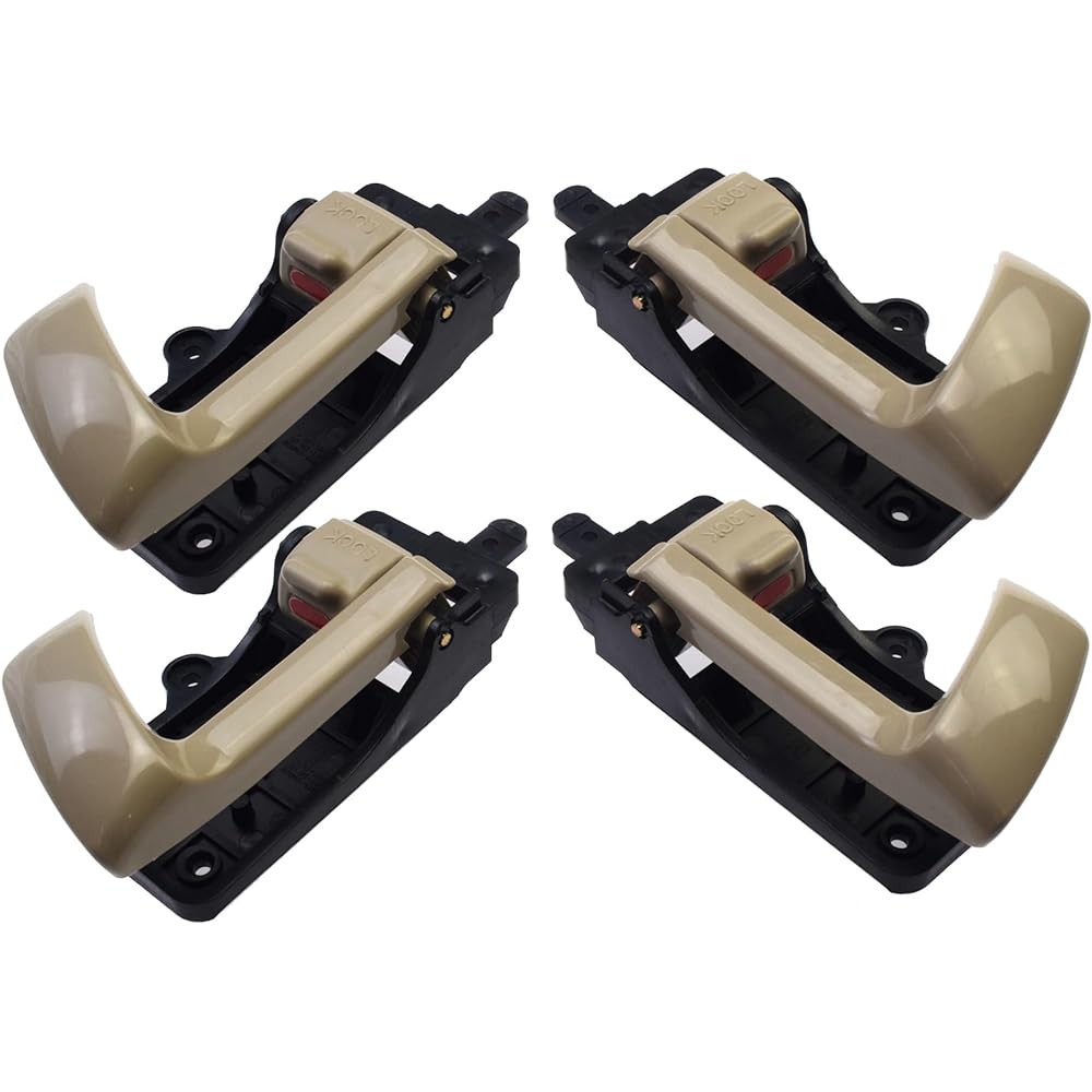 Car Parts 2007-2012 Hyundai Santa Fe 2.4L 3.5L Gray Gray Beige Interior Door handle Frontoria Left and right driver's seat car parts