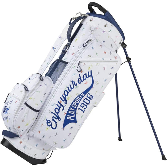 MIZUNO Golf Caddy Bag Enjoy Sports Stand Type Unisex Lightweight Approx. 2.7kg 9.5 Type (77cm) Compatible with 47 Inches 5 Divisions 5LJC2235