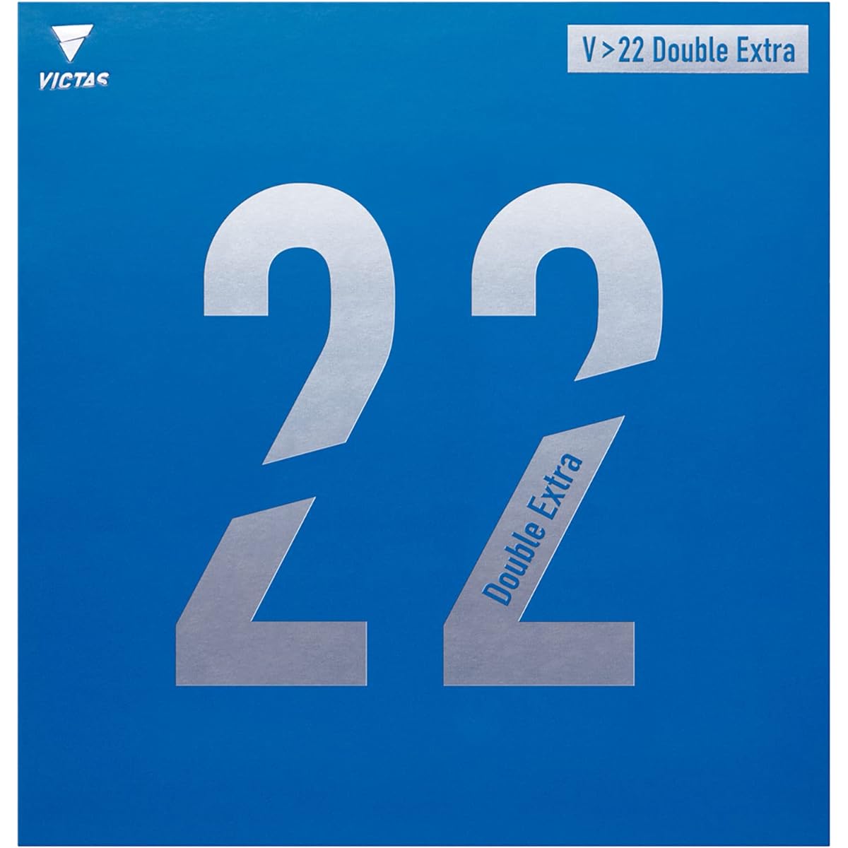 VICTAS Table Tennis Rubber V>22 Double Extra High Energy Tension Soft Red/Black/Blue 200070