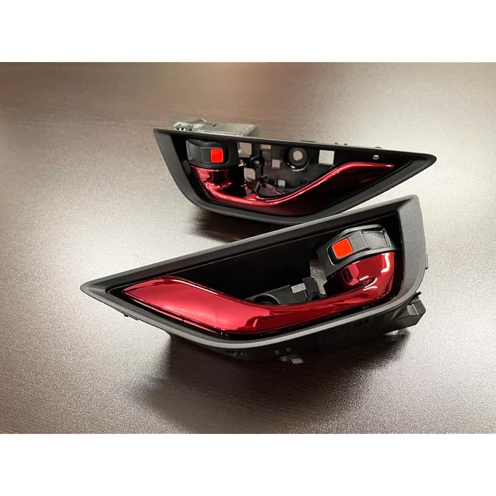 Grazio&Co. GR86 Inside Door Handle Deep Red Chrome DR