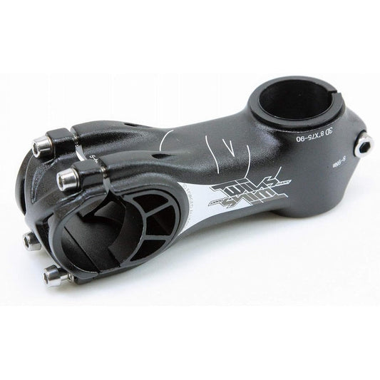 Lightweight variable length GIANT genuine TWINS aluminum stem 31.8mm/75-120mm-31.8mm (28.6mm adapter included) +-8 degrees Black (75-90mm)