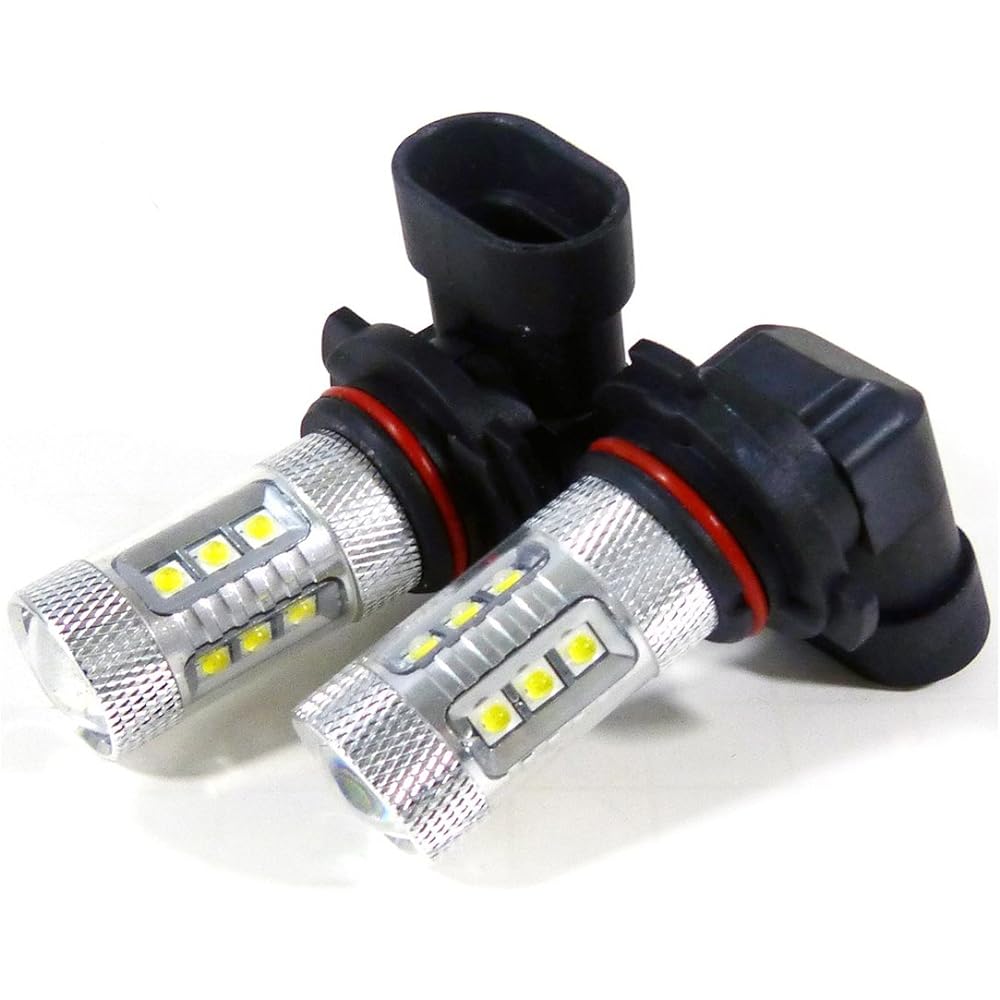 [Genuine e-auto fun product] Equipped with CREE high power chip fog lamp HB4 type 80W 12-24V Luminous color White 6500kK 90-day warranty included