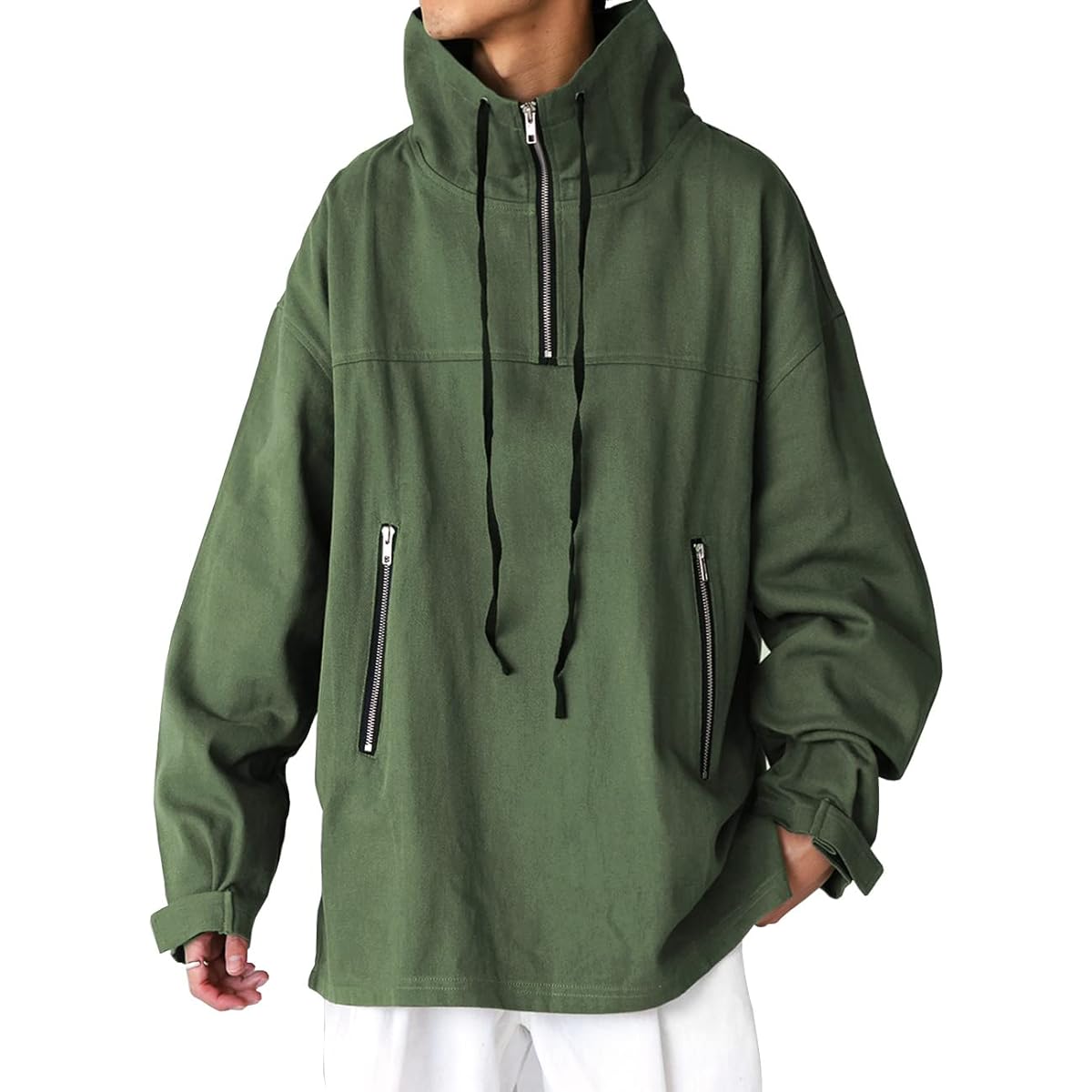 [antiqua] [Antica] Pullover Jacket Men's Outerwear Long Sleeve Parka ZY-M0018