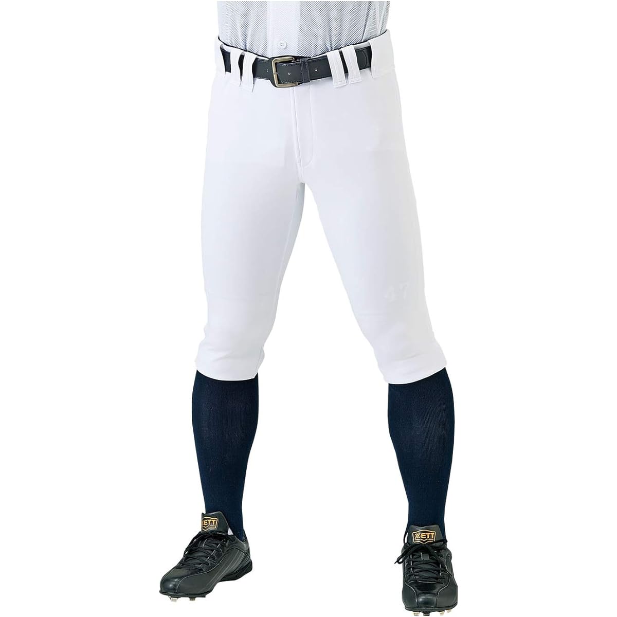 ZETT Baseball Uniform Pants Neo Status (Short) White XO BU802CP