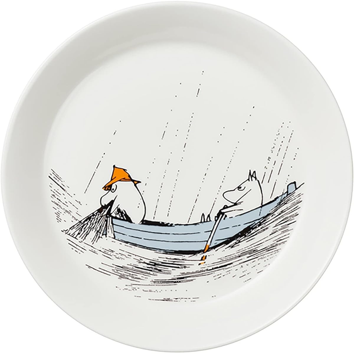 [Regular Imported Goods] Moomin (Moomin by ARABIA) Plate 19cm True to It's Origin 1024601