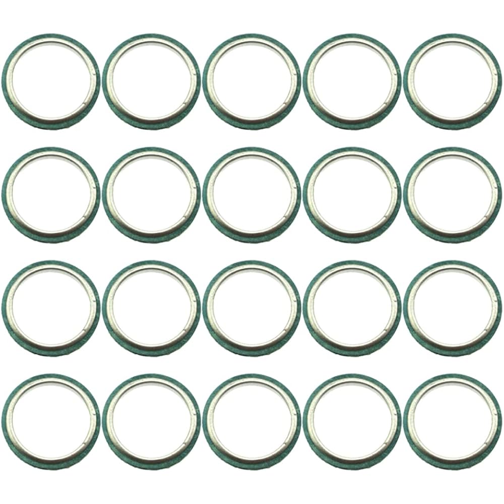 DJ-Motor Exhaust Muffler Pipe Gasket GY6 125cc 150cc Moped Scooter Taotao JCL Qingqi Peach Jonway Redcat Kazuma Roketa Sunl NST BMS Lance Eagle 20pcs