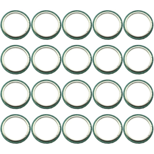 DJ-Motor Exhaust Muffler Pipe Gasket GY6 125cc 150cc Moped Scooter Taotao JCL Qingqi Peach Jonway Redcat Kazuma Roketa Sunl NST BMS Lance Eagle 20pcs