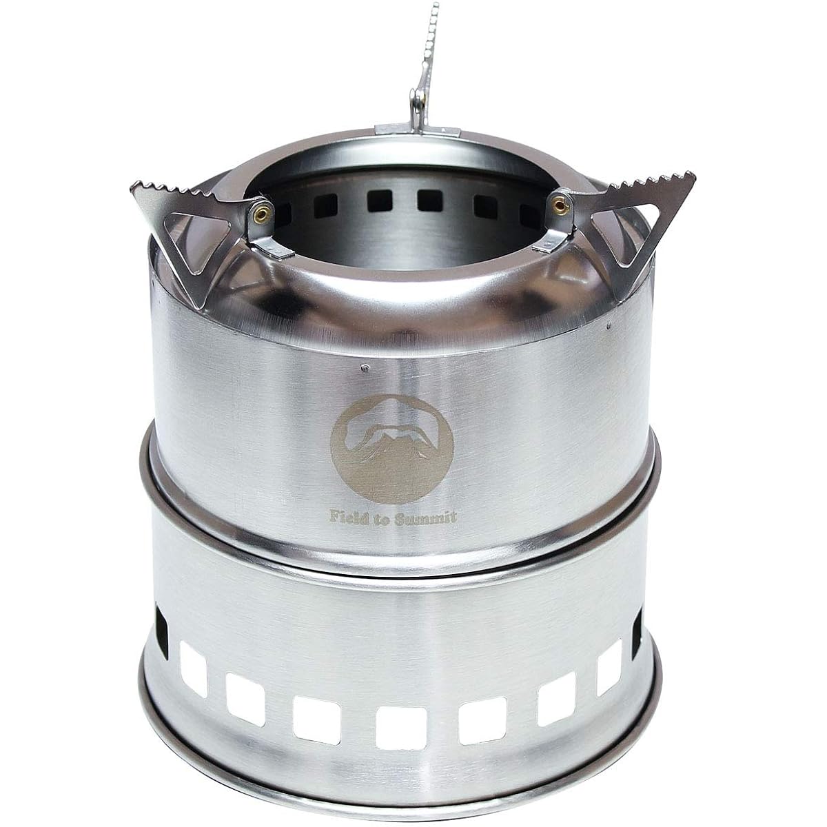 Field to Summit Flame Stove OFBSTOVE Wood Stove Camping Stove Bonfire Stove Lightweight Compact Secondary Combustion Portable Sub Stove Stainless Steel Trivet Mini Tool Thermal Efficiency Portable