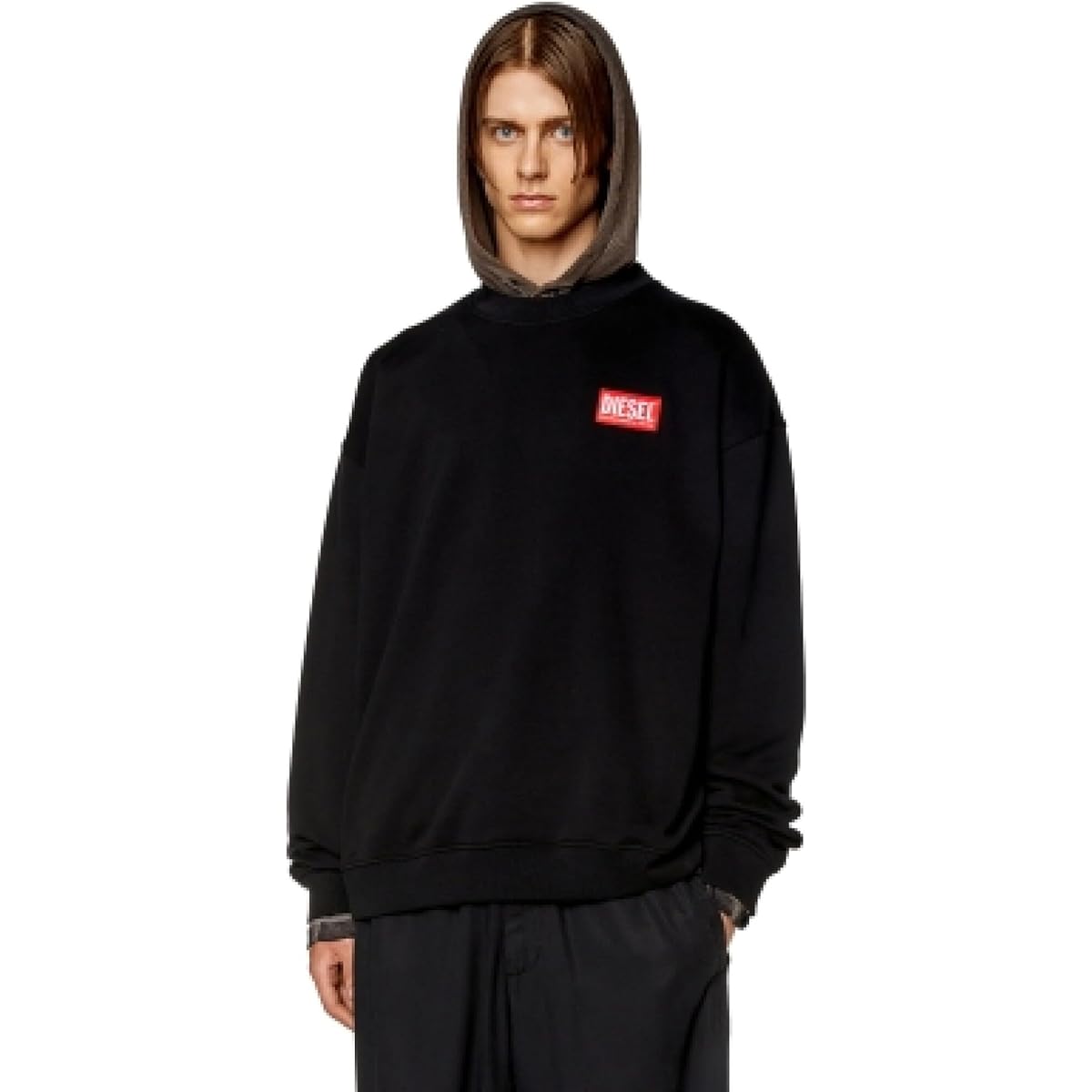 [Diesel] Men's Sweatshirt Pullover Logo A115910ILAC
