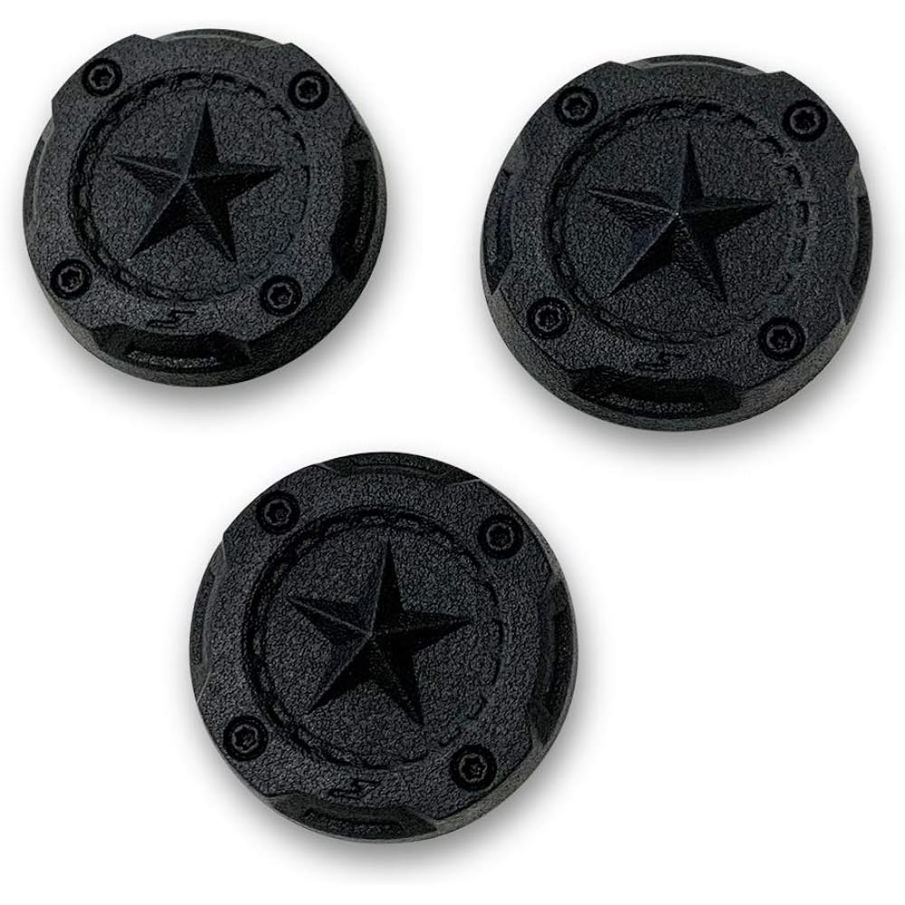 JEPPESEN Key Cylinder Cover (Set of 3) (Jeep Wrangler JK,JL)