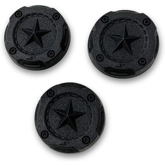 JEPPESEN Key Cylinder Cover (Set of 3) (Jeep Wrangler JK,JL)