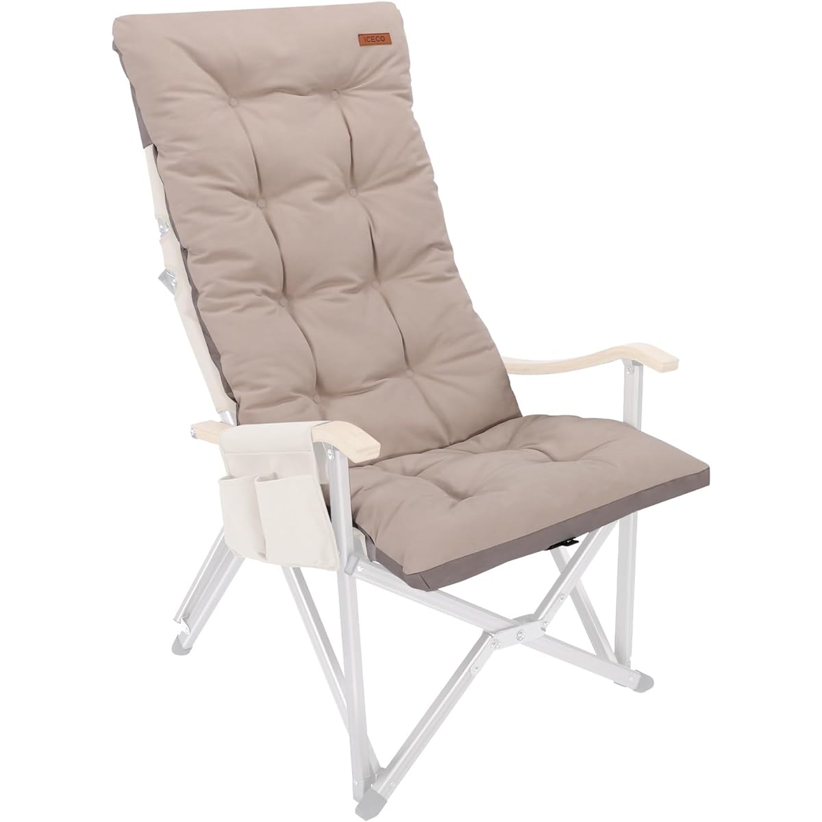 ICECO Outdoor Chair Cushion Cover [Compatible with Hi600 High Back Chair] Microfiber material Precise seams Storage bag included 1 year quality guarantee Camping Wide Flame Retardant Compact Portable Relaxation