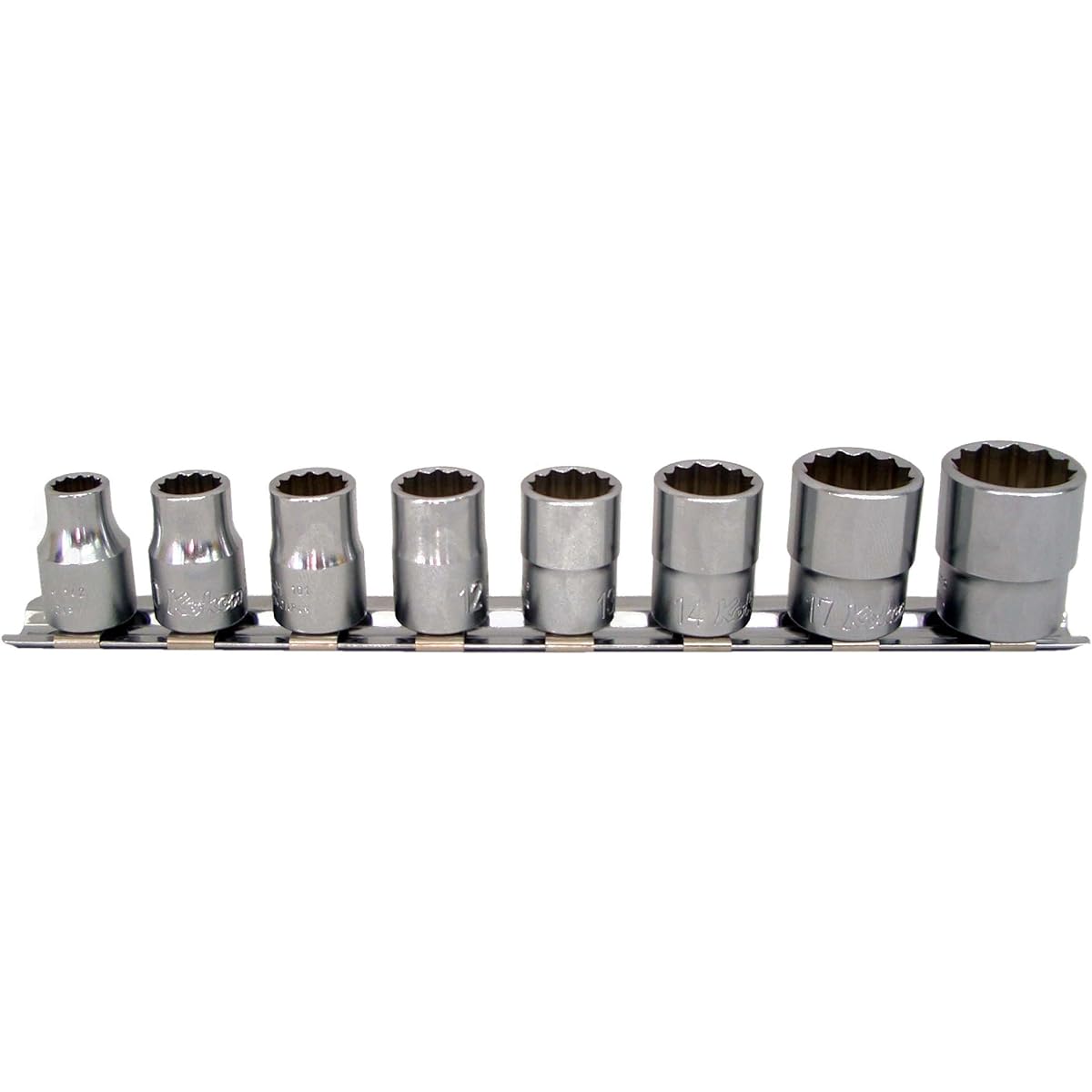 Yamashita Industrial Research Institute Koken 3/8 (9.5mm) SQ. 12-sided socket rail set 8 pieces RS3405M/8
