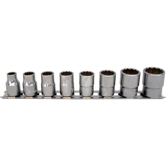 Yamashita Industrial Research Institute Koken 3/8 (9.5mm) SQ. 12-sided socket rail set 8 pieces RS3405M/8