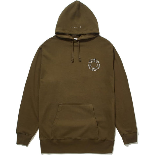[Climy] CIRCLE LOGO SWEAT HOODIE Circle Logo Sweatshirt Hoodie Setup Men's Brand Adult