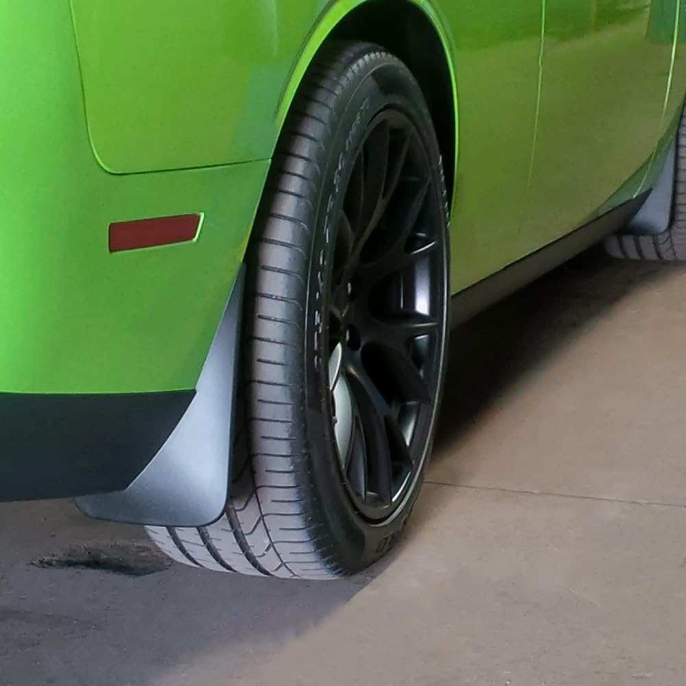 Kewisauto Mad Flap Splash Guard Dodge Challenger 2015-2023 front and rear Mad Slash Guard Kit High durable dodge challenger 2015-2023 (4-piece fender flare)