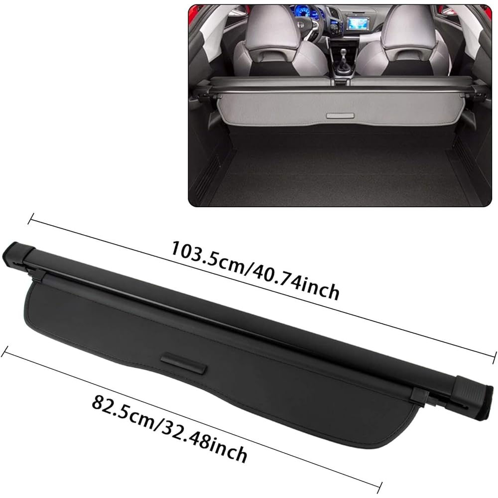 PSLER Car Tonneau Cover Luggage Storage Roll Shade Privacy Dress Up Custom Parts Interior Parts Truck Cover For CR-Z 2011 2012 2013 2014 2015 2016