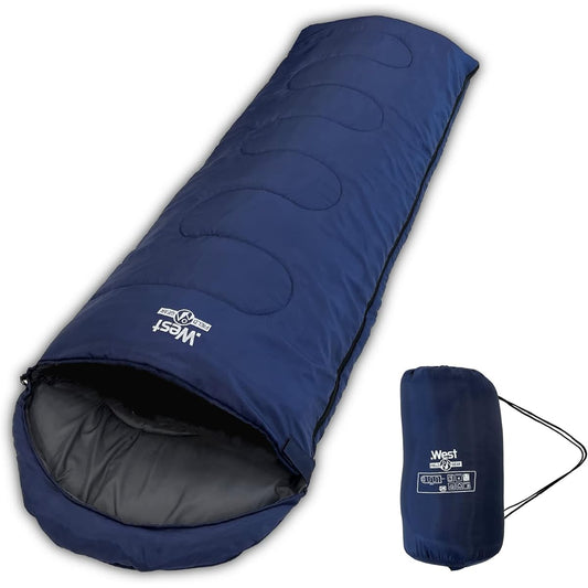 .West (Dot West) Sleeping Bag, Sleeping Bag, All Seasons, Compact, Envelope Type, Maximum Usage Temperature: 5 degrees, Disaster Prevention Supplies, Disaster Prevention Goods