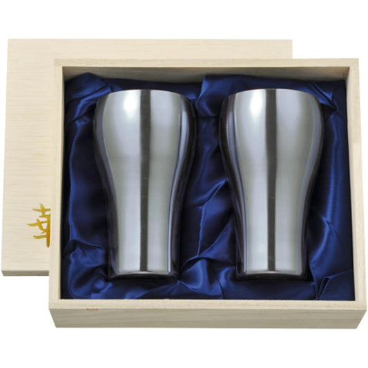 Tanabe Metal Fittings Hana Tumbler Set of 2 300ml Matte