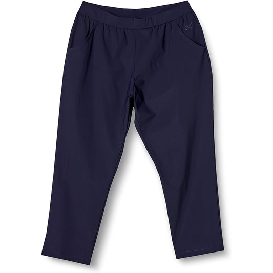 [CEDA Blue X/Wacoal] Outer Bottom Yoga Wear Long Pants (3/4 Length) UV Protection Rate Over 90% Stretch DGY517 Women's