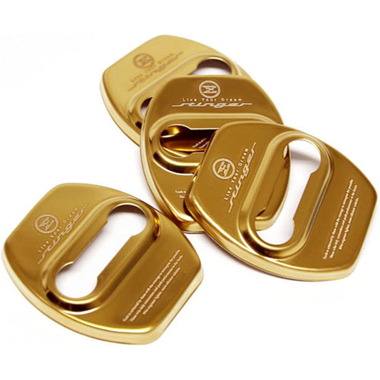 Stainless steel vehicle door lock striker cover decoration and protective back lucorim for kia stinger 2017 DLS-ST