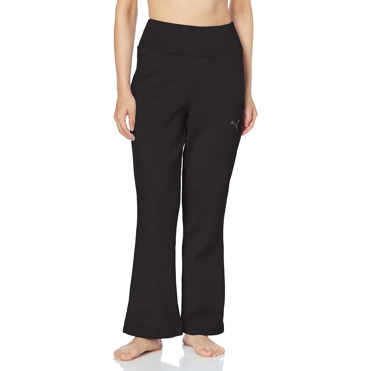 [PUMA] 677708 Women's Moisture Absorbent Quick Drying Yoga Fitness Leggings PCPC Knit Flare Pants