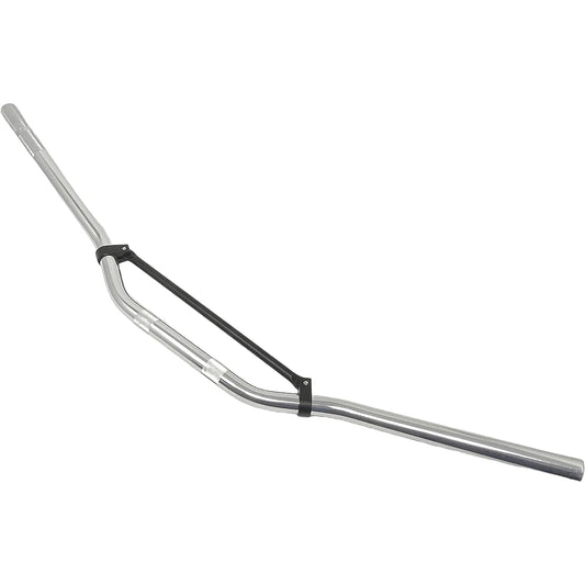Motorcycle Brace Handlebar 22mm 7/8" Chrome Silver for Motocross, Supermoto, Trail, Streetfighter Projects