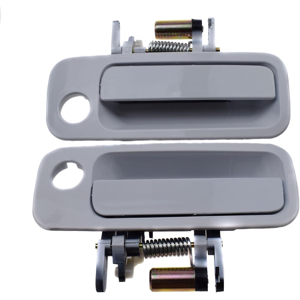 Car Parts White Outside Door Handle Rear Front Left and Right LH RH Toyota Camry 1997 1998 1999 2000 2001 69210AA010 69220AA010 Car Parts (Color: Rear Left RL)