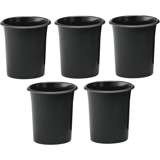 Flower tube 27 type black set of 5