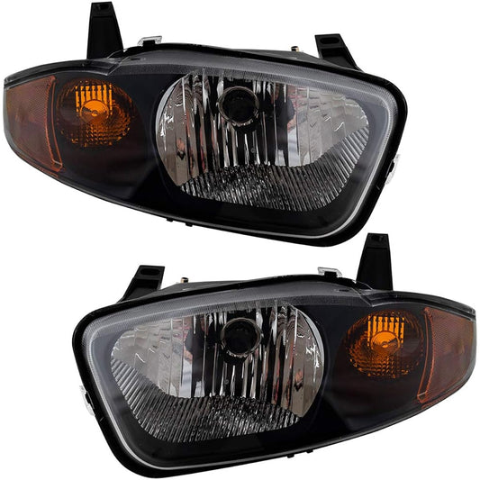 Brock replacement driver and passenger seat set headlight 2003 2005 Cavalier 22707274 22707273
