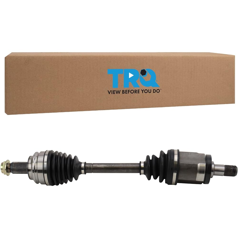 TRQ Front CV Axle Shaft Assembly LH Driver Side for 2004-2010 BMW X3 E83 SUV