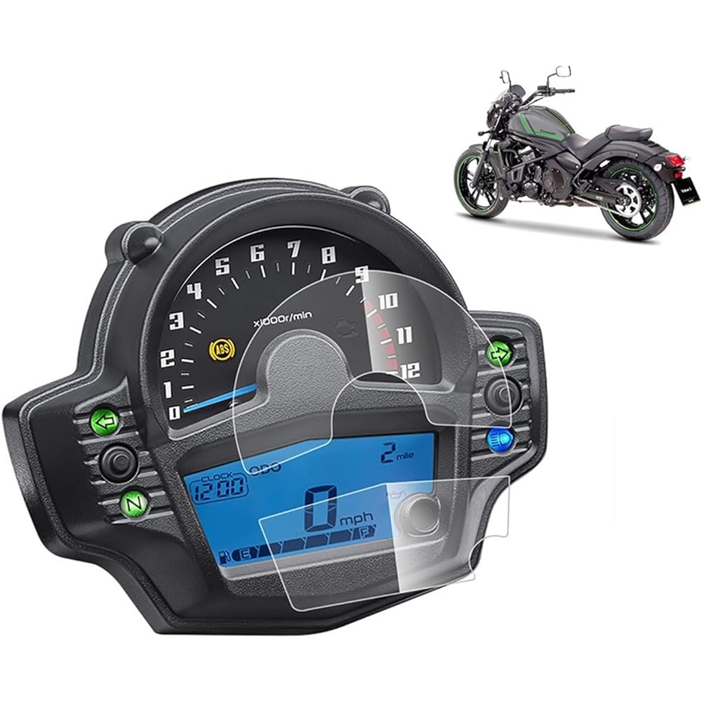 DEMUR Kawasaki Vulcan S/Cafe 2017-2022 Vulcan Motorcycle Instrument Dashboard Cluster Scratch Protection Definition Film Dashboard Screen Protector (Size : 5 PCS)
