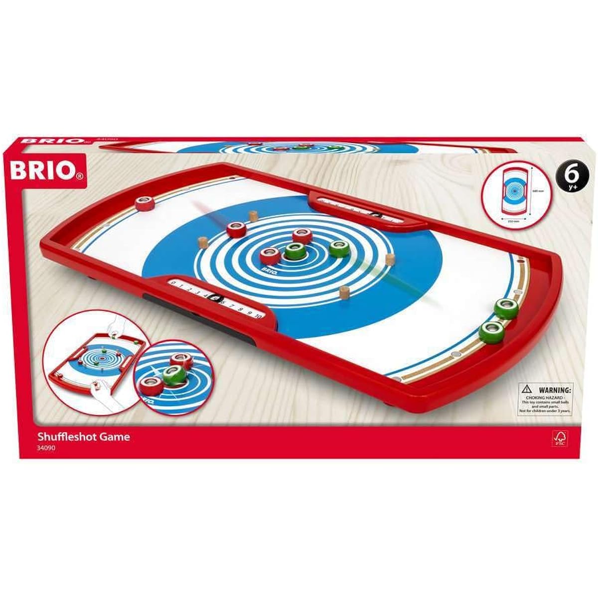 BRIO Shuffle Shot Game 34090 Red