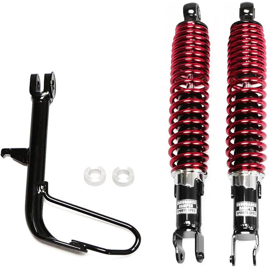 Endurance EL524K1YA2 Motorcycle Low Down Kit, Black Body/Red Spring, PCX PCX160