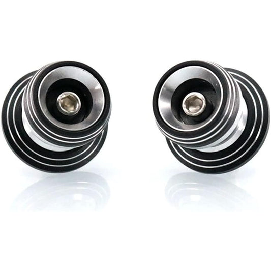 Swing Arm Spool Slider Stand For SU-ZU-KI GSX-S750 GSXS750 GSX-S1000 GSX-S1000F GSXS1000 SV400 AN400 Motorcycle Swing Arm Spool Slider M8 Stand (Color: Silver)