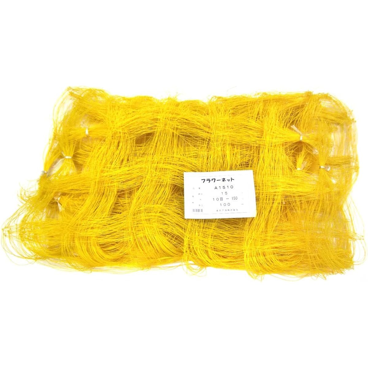 Tokyo Tobari Flower Net A Type 15cm square 10 stitches x 100m [Yellow/4500d single thread] A1510 520070